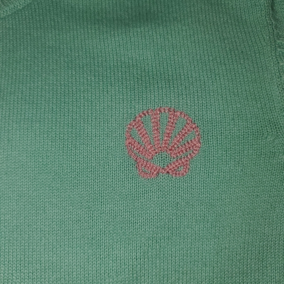 Vineyard Vines Embrodiered Costal 100% Cotton Sweater Girls Kids Youth Medium - Picture 6 of 7